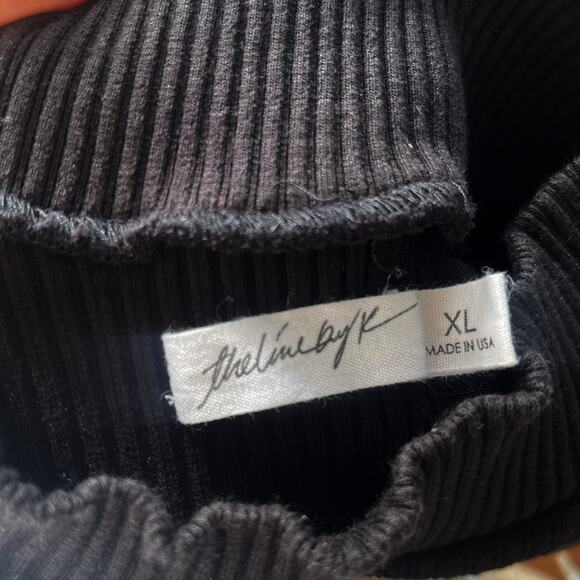 The Line by K black ribbed sleevless‎ mini dress xl - Picture 7 of 7